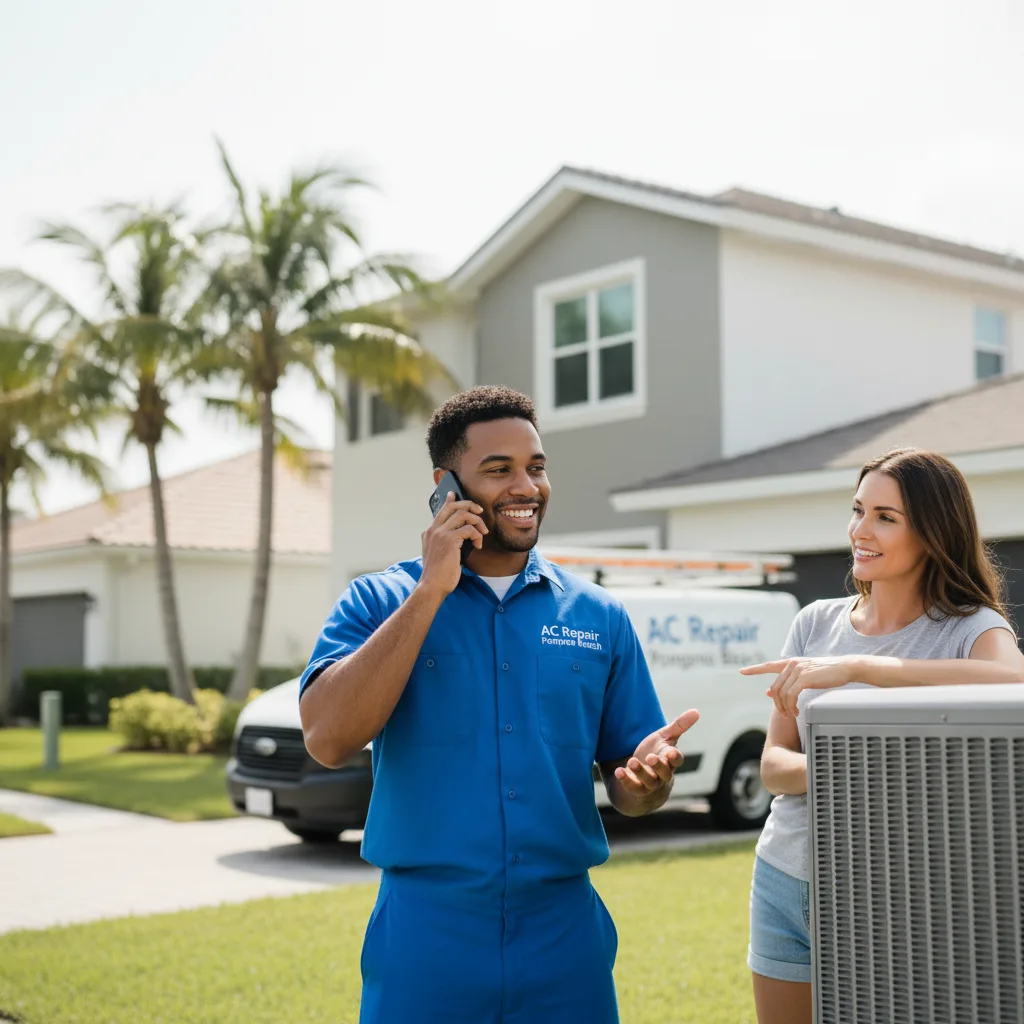 AC Repair Pompano Beach customer support in West Frankfort